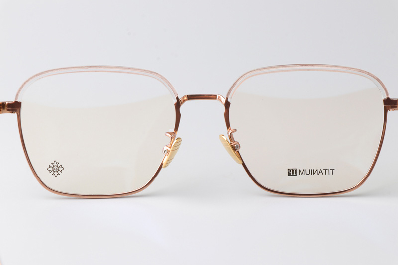 CH5256 Eyeglasses Clear Rose Gold