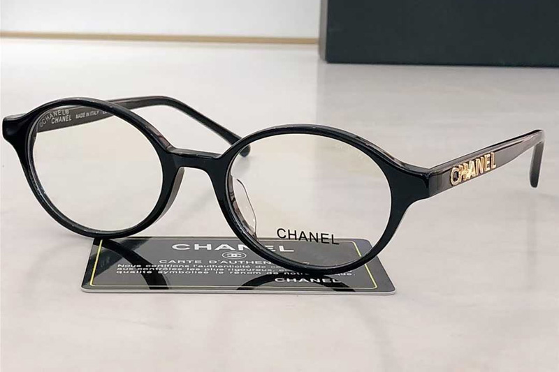 CH5406 Eyeglasses Black Gold