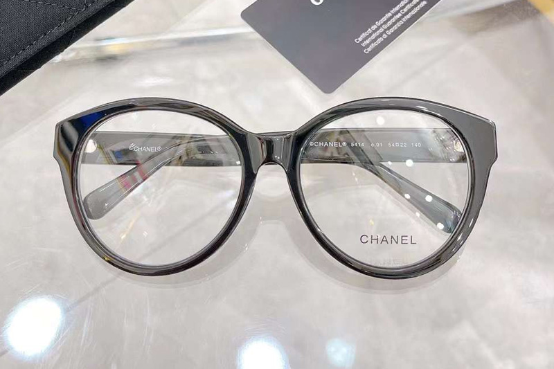 CH5414 Eyeglasses In Black White