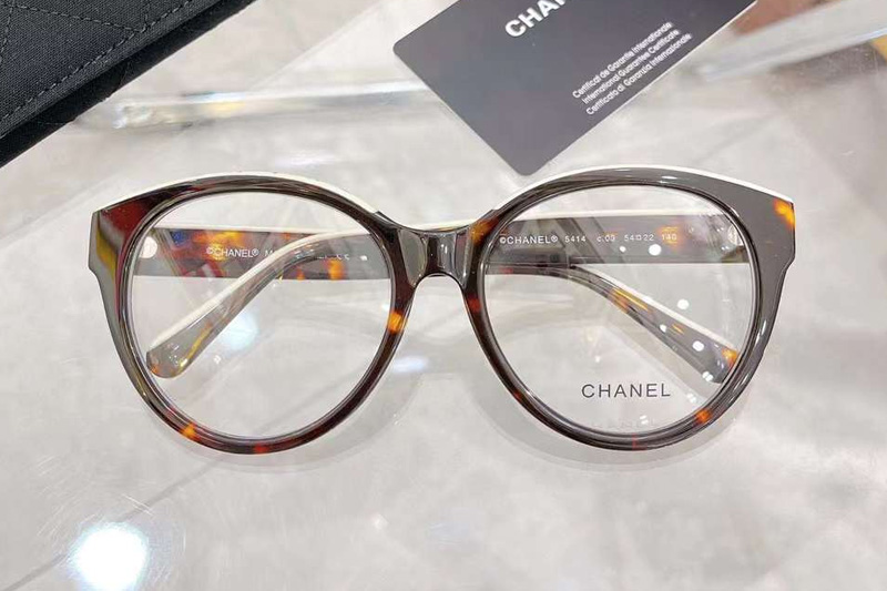 CH5414 Eyeglasses In Tortoise White