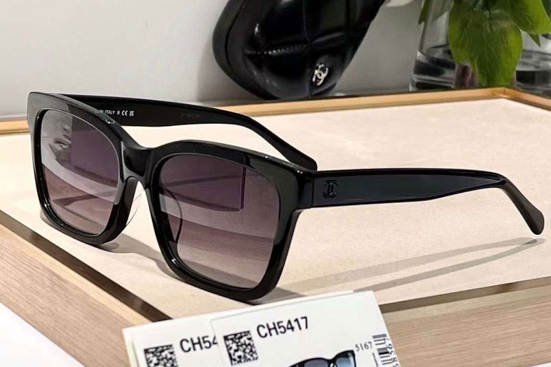 CH5417 Sunglasses Black Gradient Gray