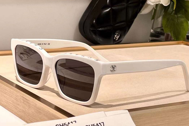 CH5417 Sunglasses White Gray