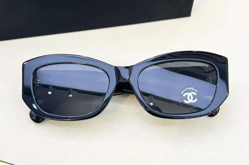 CH5493 Sunglasses Black Gray