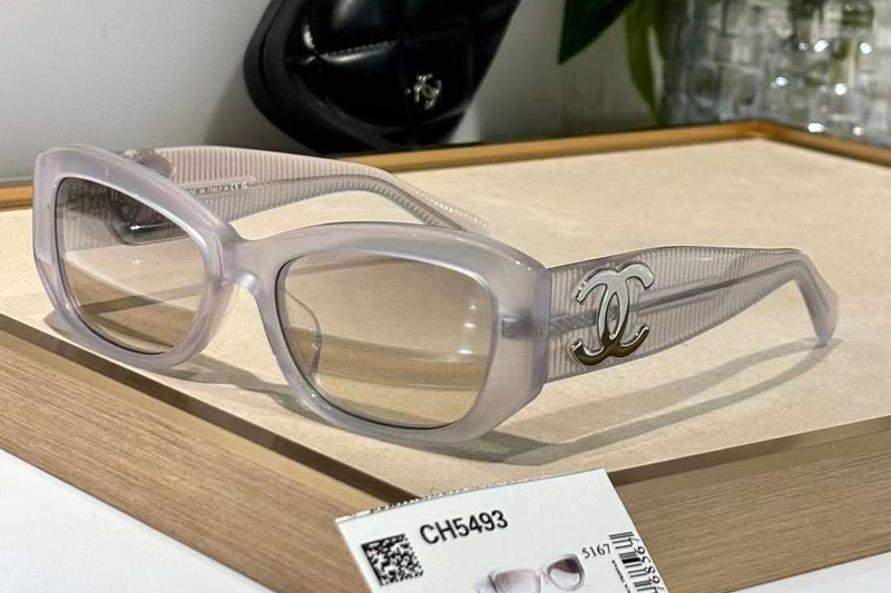 CH5493 Sunglasses Transparent Gradient Gray