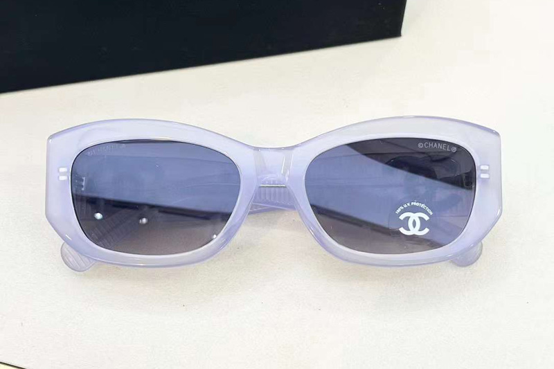 CH5493 Sunglasses Transparent Gradient Gray