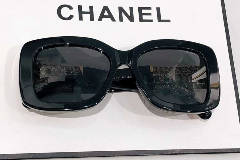 CH5535Q Sunglasses Black Gray