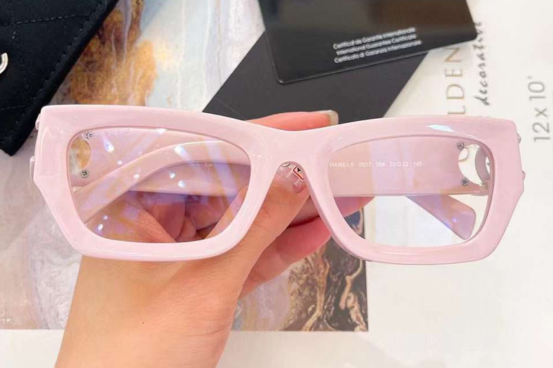 CH5837 Sunglasses Pink Clear