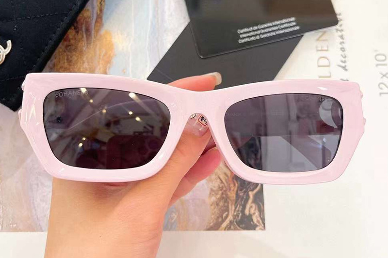 CH5837 Sunglasses Pink Gray