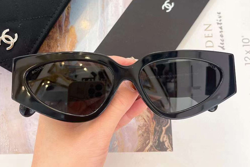 CH6060 Sunglasses Black Gray