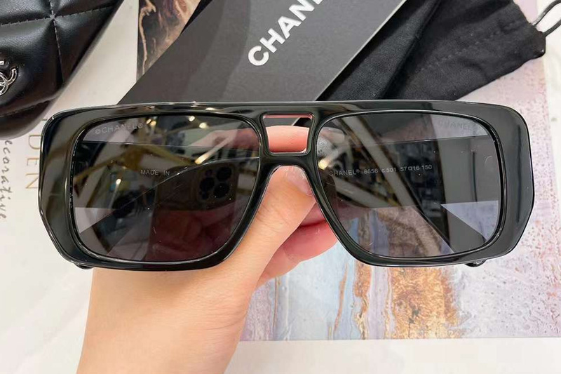 CH6656 Sunglasses Black Gray