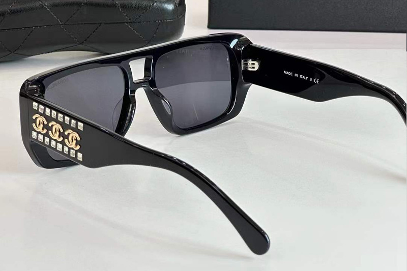 CH6656 Sunglasses Black Gray