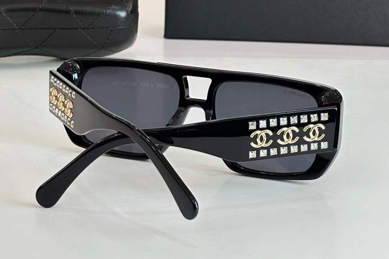 CH6656 Sunglasses Black Gray