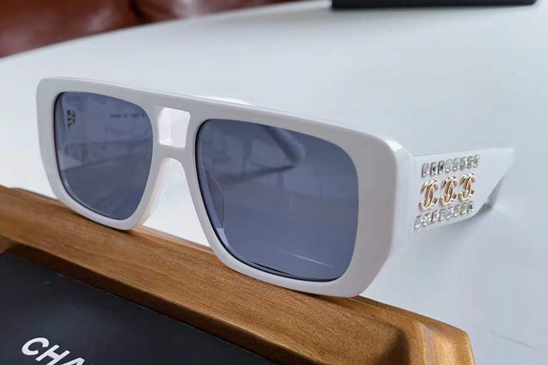 CH6656 Sunglasses White Gray