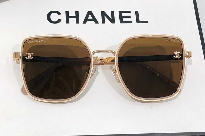 CH7403 Sunglasses Brown Brown