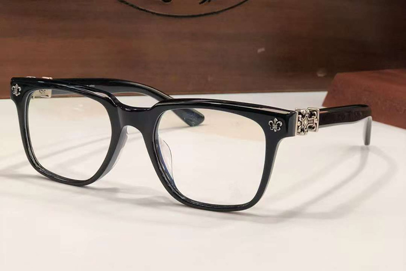 CH8002 Eyeglasses Black Silver