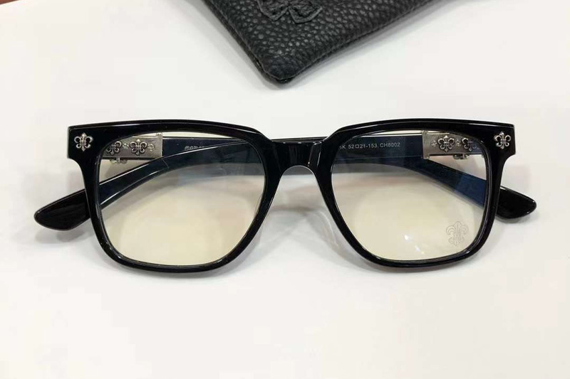 CH8002 Eyeglasses Black Silver