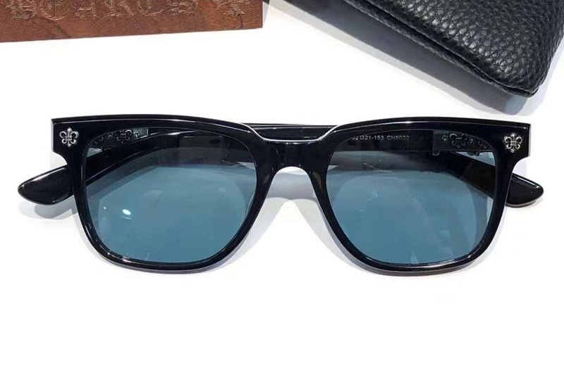 CH8002 Sunglasses Black Silver Gray