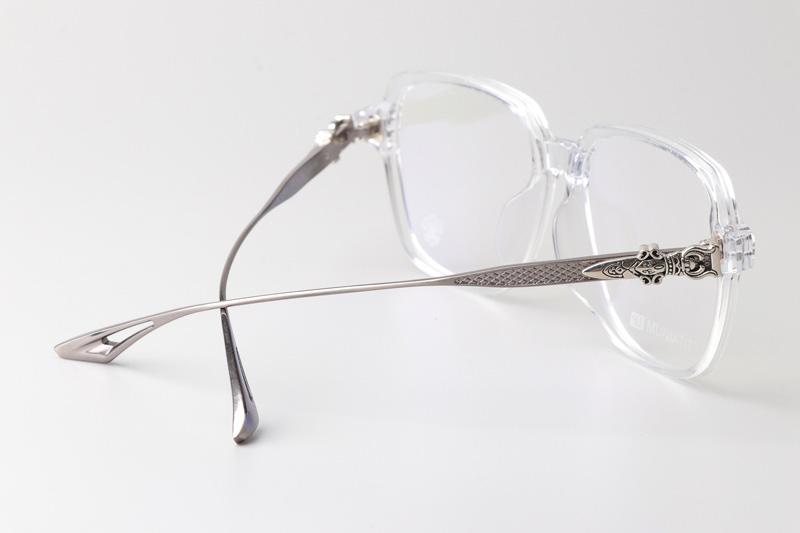 CH8100 Eyeglasses Clear Gunmetal