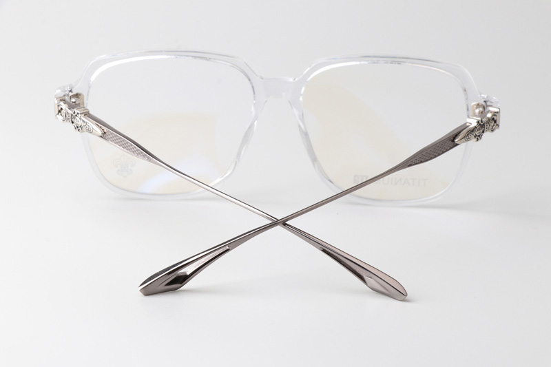 CH8100 Eyeglasses Clear Gunmetal