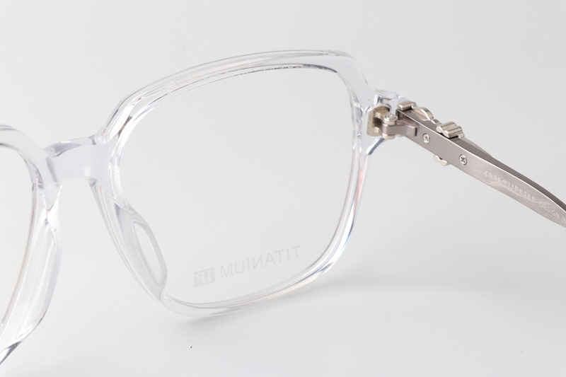 CH8100 Eyeglasses Clear Gunmetal