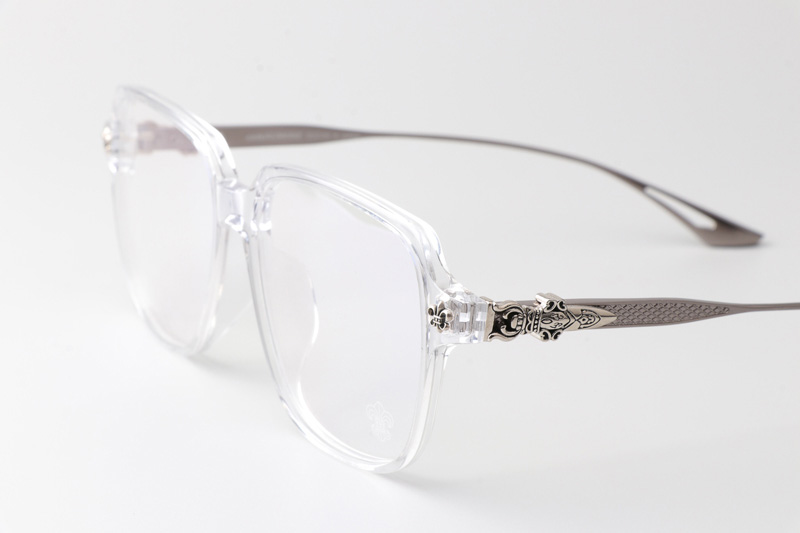 CH8100 Eyeglasses Clear Gunmetal