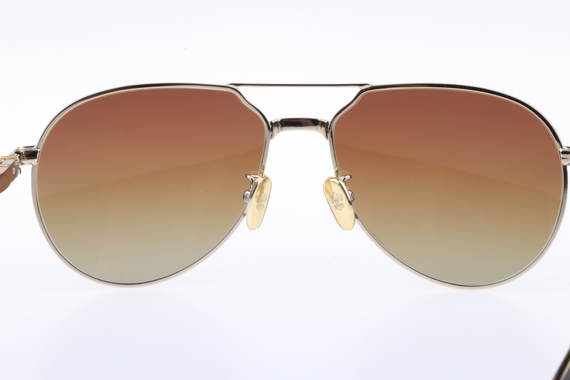 CH8123 Sunglasses Gold Gradient Brown