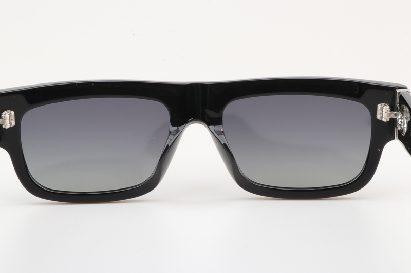 CH8216 Sunglasses Black Silver Gradient Gray