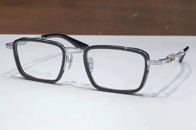 CH8247 Eyeglasses Black Silver