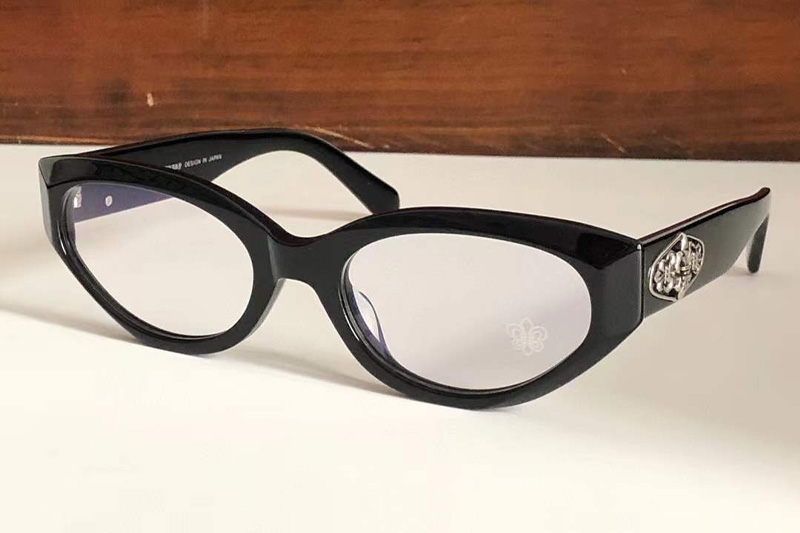 CH8295 Eyeglasses Black Silver