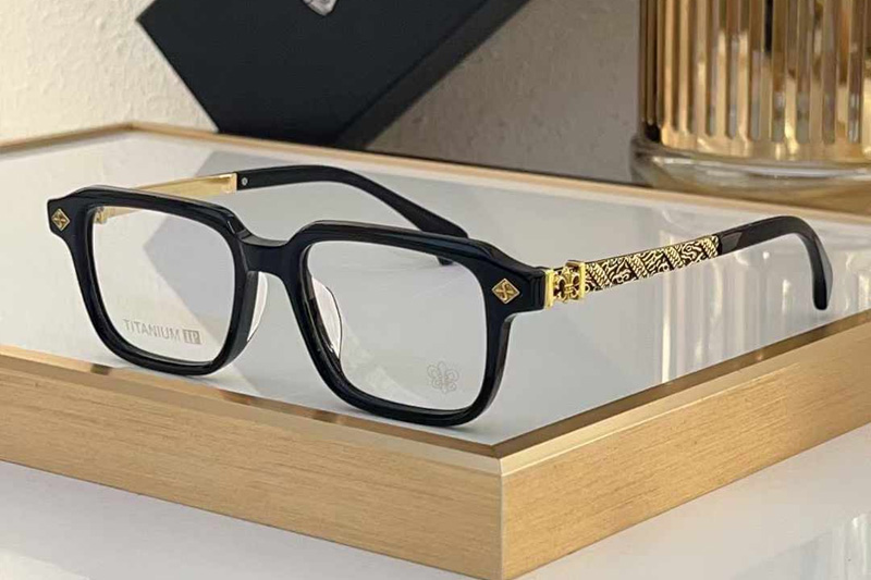 CH8296 Eyeglasses Black Gold