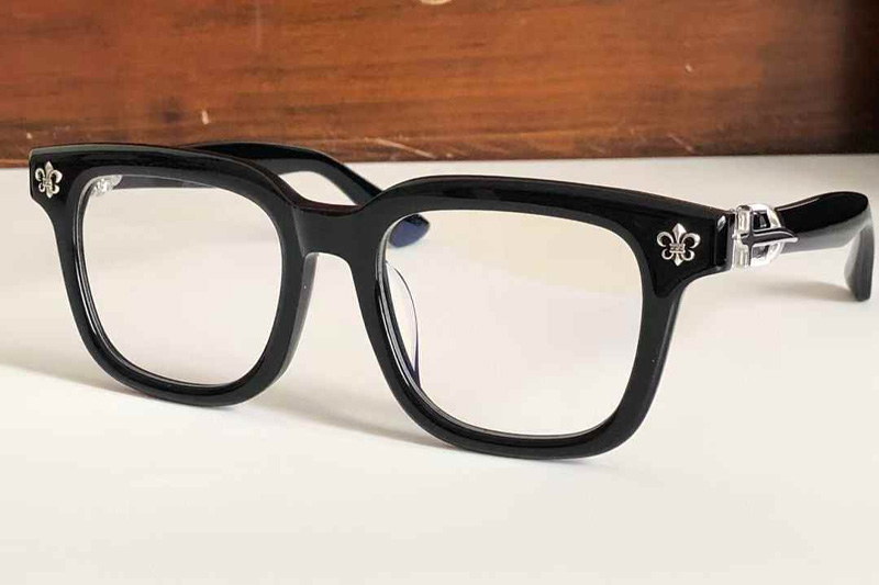 CH8298 Eyeglasses Black Silver