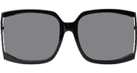 CH9122 Sunglasses Black Gray