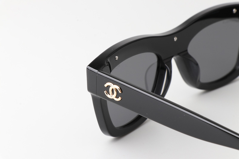 CH9143 Sunglasses Black Gray
