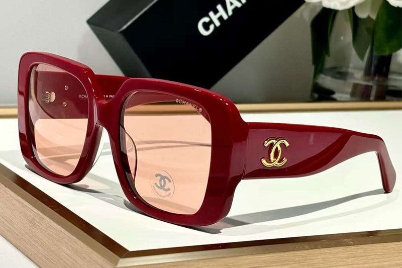 CH9149 Sunglasses Red Pink