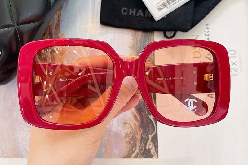 CH9149 Sunglasses Red Pink