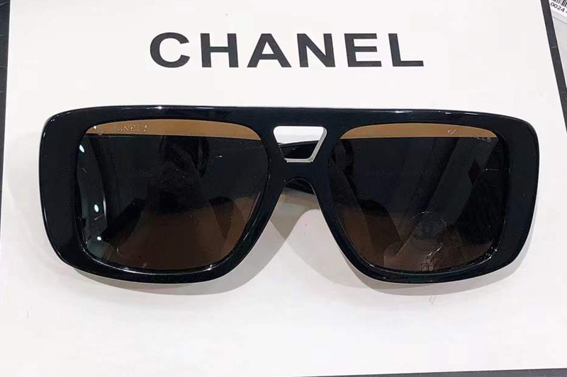 CH9160B Sunglasses Black Brown