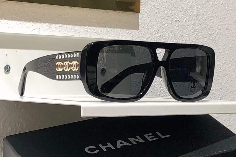 CH9160B Sunglasses Black Gray