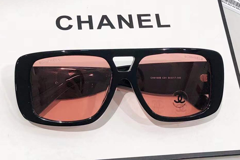 CH9160B Sunglasses Black Pink