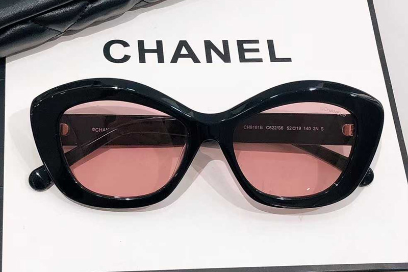 CH9161B Sunglasses Black Pink