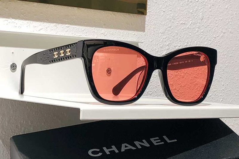 CH9162B Sunglasses Black Pink