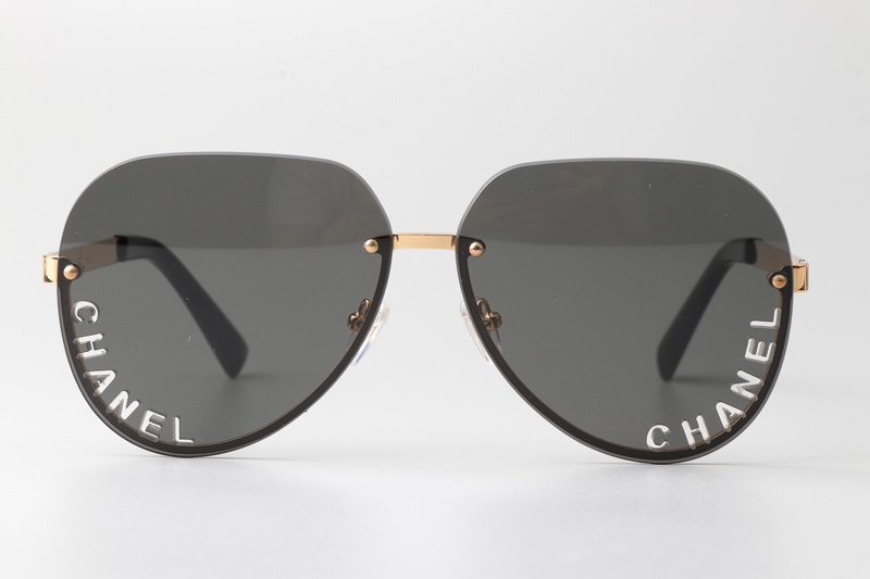 CHA95086 Sunglasses Gold Gray