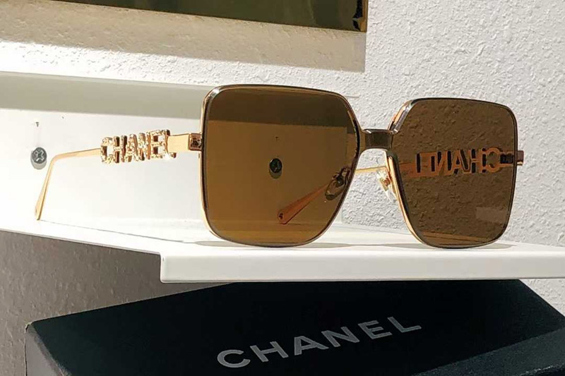 CHX95070 Sunglasses Gold Brown