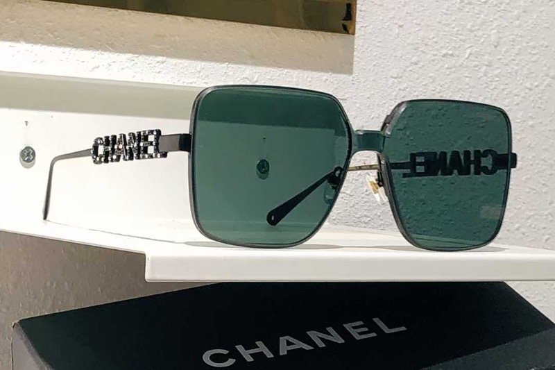 CHX95070 Sunglasses Gunmetal Green