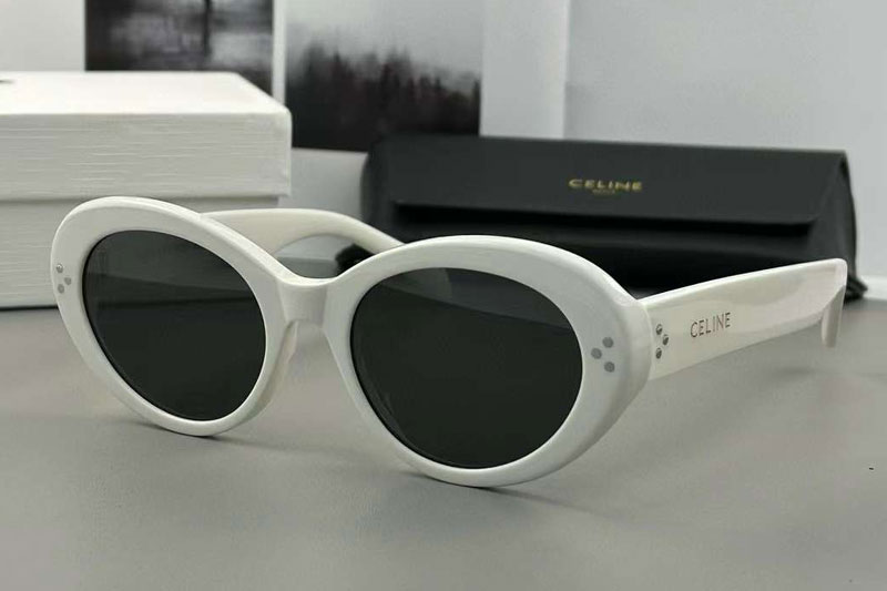 CL40193I Sunglasses White Gray