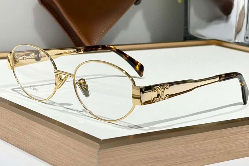 CL40235U Eyeglasses Gold