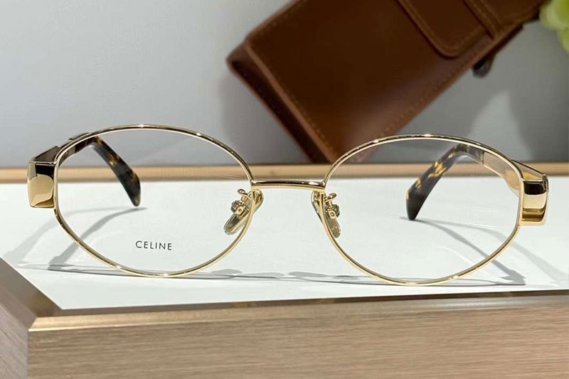 CL40235U Eyeglasses Gold