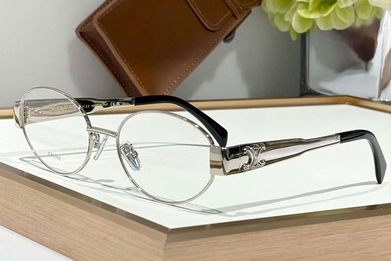 CL40235U Eyeglasses Silver