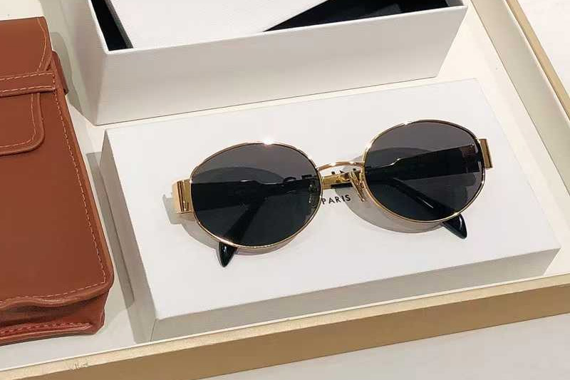 CL40235U Sunglasses Gold Gray