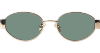CL40235U Sunglasses Gold Green