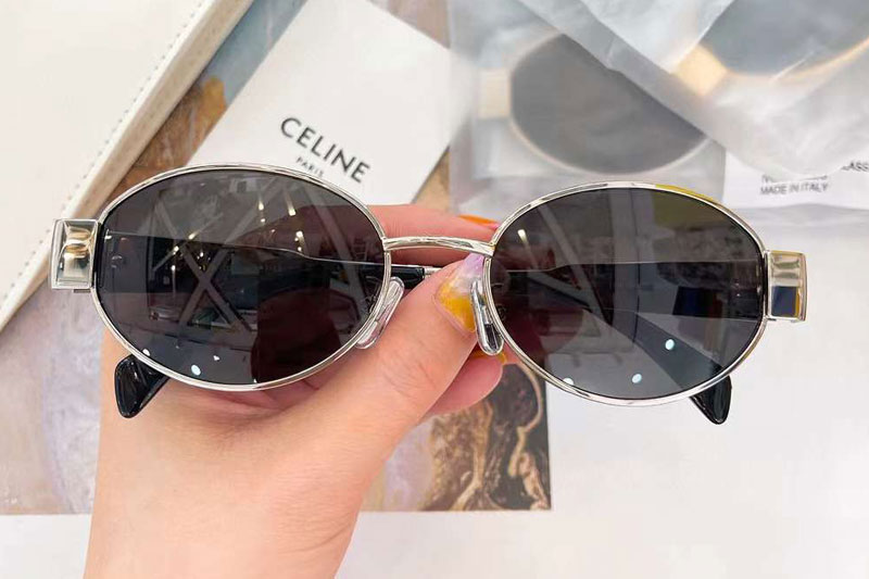 CL40235U Sunglasses Silver Gray